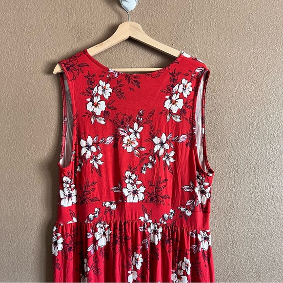 41 Hawthorn Red Sleeveless V-Neck Sundress Size 2X NWT - Picture 10 of 13